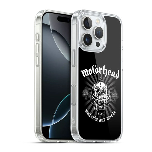 Motorhead Logo Victoria Aut Morte Soft Gel Case for Apple iPhone 16 Pro & MagSafe