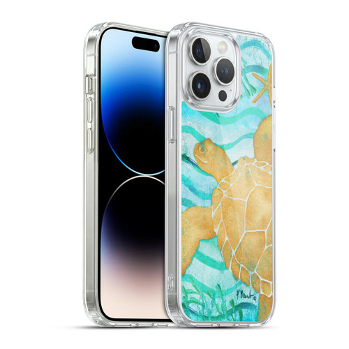Paul Brent Coastal Aurora Turtle Soft Gel Case for Apple iPhone 14 Pro Max & MagSafe