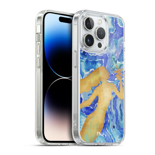 Paul Brent Coastal Agate Mermaid Soft Gel Case for Apple iPhone 14 Pro & MagSafe