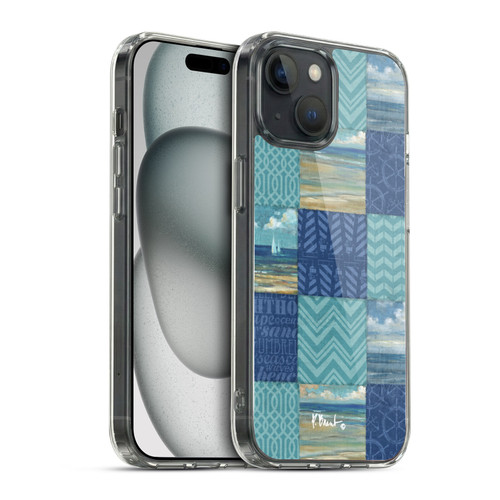 Paul Brent Coastal Beach Scape Patch Work Soft Gel Case for Apple iPhone 15 & MagSafe