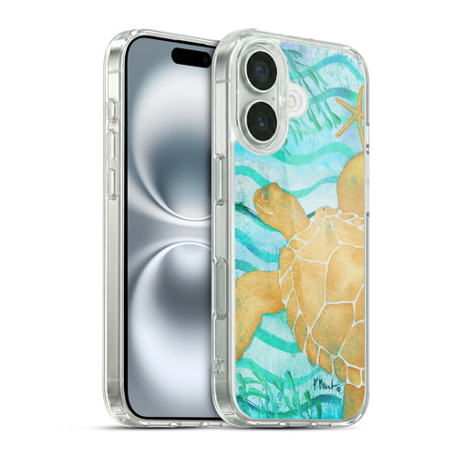 Paul Brent Coastal Aurora Turtle Soft Gel Case for Apple iPhone 16 & MagSafe