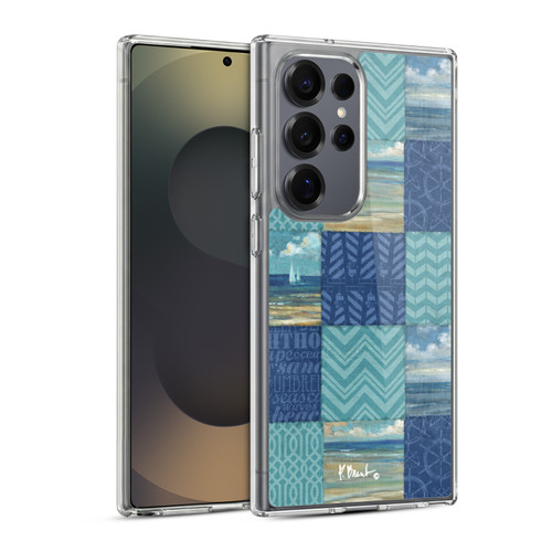 Paul Brent Coastal Beach Scape Patch Work Soft Gel Case for Samsung Galaxy S25 Ultra & MagSafe