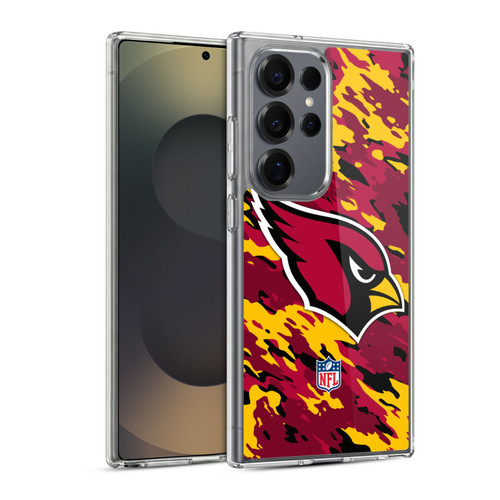 NFL Arizona Cardinals Logo Camou Soft Gel Case for Samsung Galaxy S25 Ultra & MagSafe