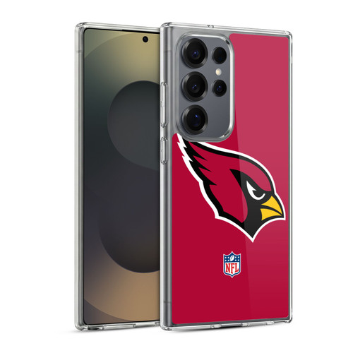 NFL Arizona Cardinals Logo Plain Soft Gel Case for Samsung Galaxy S25 Ultra & MagSafe