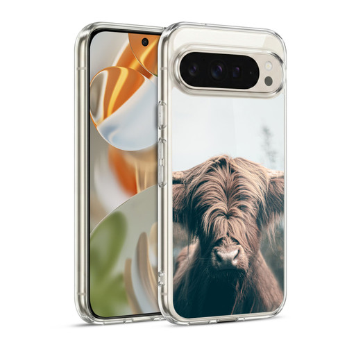 Patrik Lovrin Animal Portraits Highland Cow Soft Gel Case for Google Pixel 9 / Pixel 9 Pro