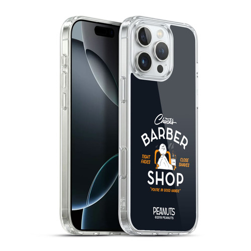 Peanuts Chuck's Barber Shop Charlie Brown Soft Gel Case for Apple iPhone 16 Pro Max & MagSafe