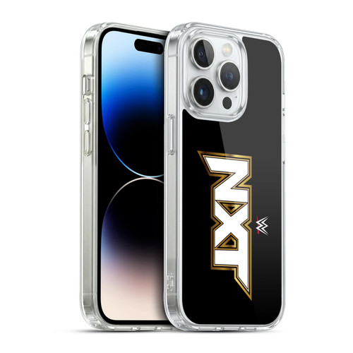 WWE TV Program Logo NXT Soft Gel Case for Apple iPhone 13 Pro & MagSafe