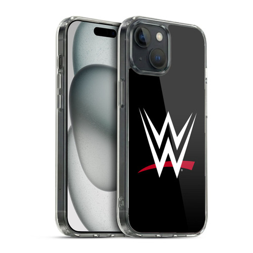 WWE TV Program Logo Main Soft Gel Case for Apple iPhone 15 & MagSafe