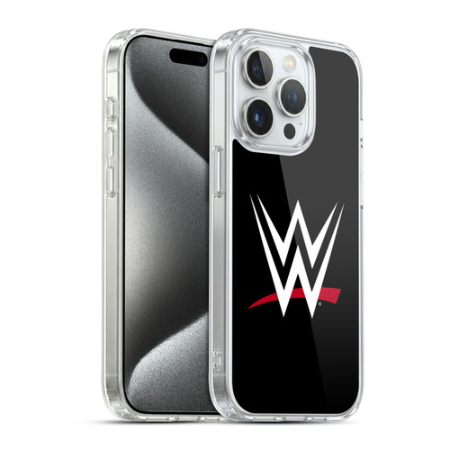 WWE TV Program Logo Main Soft Gel Case for Apple iPhone 15 Pro & MagSafe