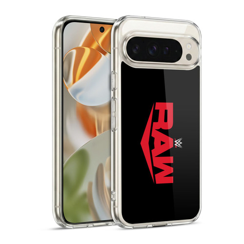 WWE TV Program Logo Raw Soft Gel Case for Google Pixel 9 / Pixel 9 Pro