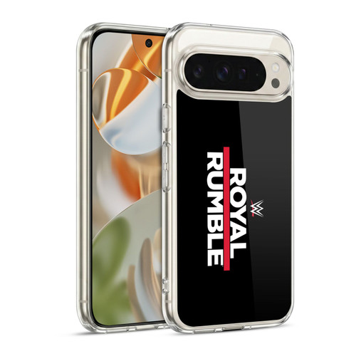 WWE TV Program Logo Royal Rumble Soft Gel Case for Google Pixel 9 / Pixel 9 Pro