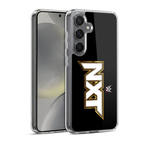 WWE TV Program Logo NXT Soft Gel Case for Samsung Galaxy S24 5G & MagSafe
