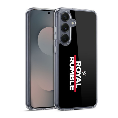 WWE TV Program Logo Royal Rumble Soft Gel Case for Samsung Galaxy S25 & MagSafe