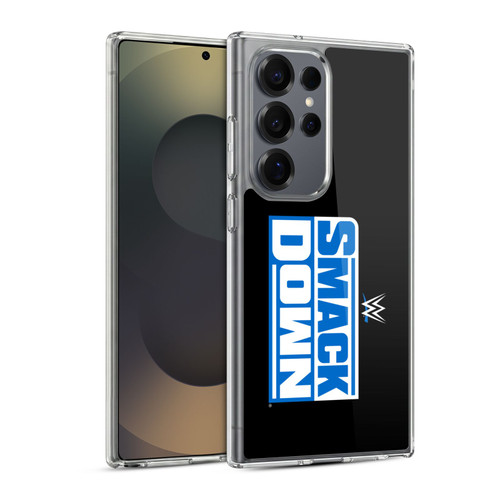 WWE TV Program Logo Smack Down Soft Gel Case for Samsung Galaxy S25 Ultra & MagSafe