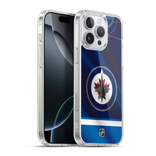 NHL Winnipeg Jets Jersey Soft Gel Case for Apple iPhone 16 Pro Max & MagSafe