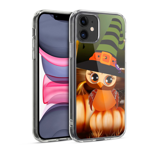 Simone Gatterwe Halloween Owl Soft Gel Case for Apple iPhone 11