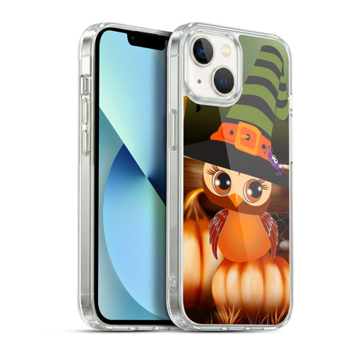 Simone Gatterwe Halloween Owl Soft Gel Case for Apple iPhone 13
