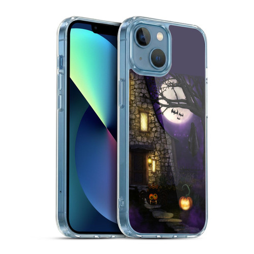 Simone Gatterwe Halloween Spider Soft Gel Case for Apple iPhone 13 Mini & MagSafe