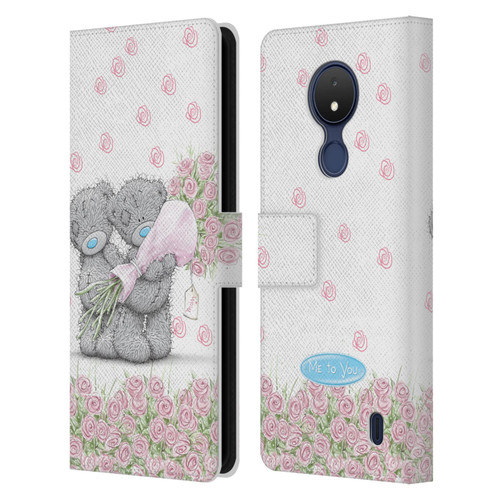 Me To You ALL About Love Pink Roses Leather Book Wallet Case Cover For Nokia C21