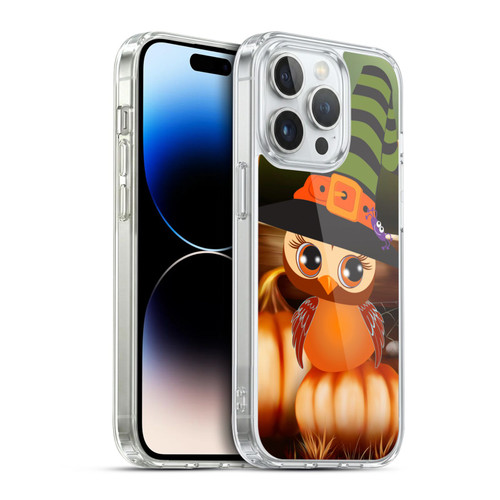 Simone Gatterwe Halloween Owl Soft Gel Case for Apple iPhone 14 Pro & MagSafe