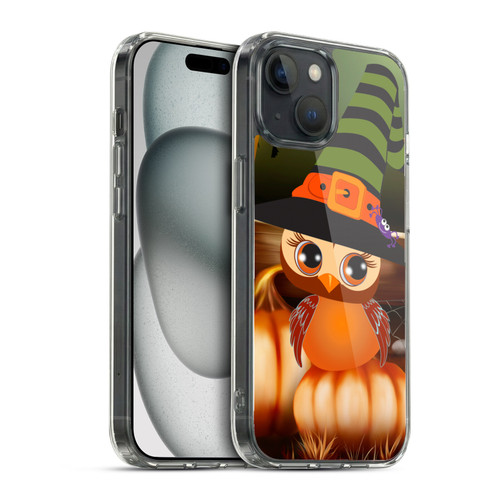 Simone Gatterwe Halloween Owl Soft Gel Case for Apple iPhone 15 & MagSafe