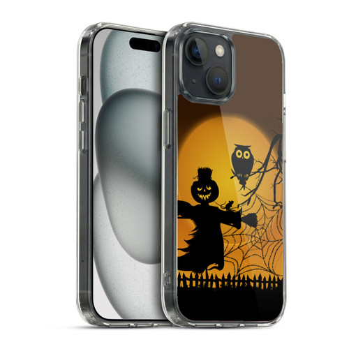 Simone Gatterwe Halloween Scarecrow Soft Gel Case for Apple iPhone 15 & MagSafe