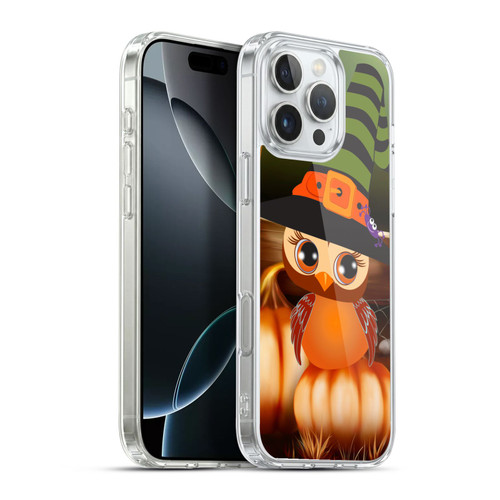 Simone Gatterwe Halloween Owl Soft Gel Case for Apple iPhone 16 Pro Max & MagSafe