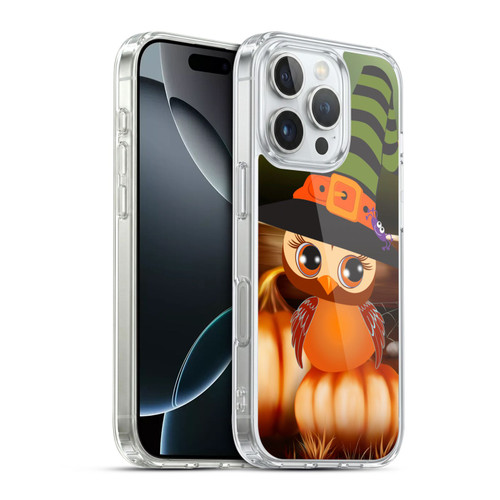 Simone Gatterwe Halloween Owl Soft Gel Case for Apple iPhone 16 Pro & MagSafe