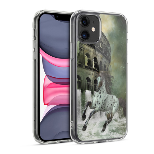 Simone Gatterwe Horses The Escape Soft Gel Case for Apple iPhone 11