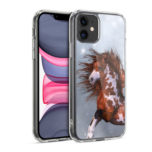 Simone Gatterwe Horses Native Soft Gel Case for Apple iPhone 11