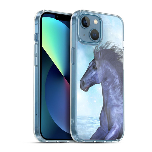 Simone Gatterwe Horses Wild Soft Gel Case for Apple iPhone 13 Mini & MagSafe