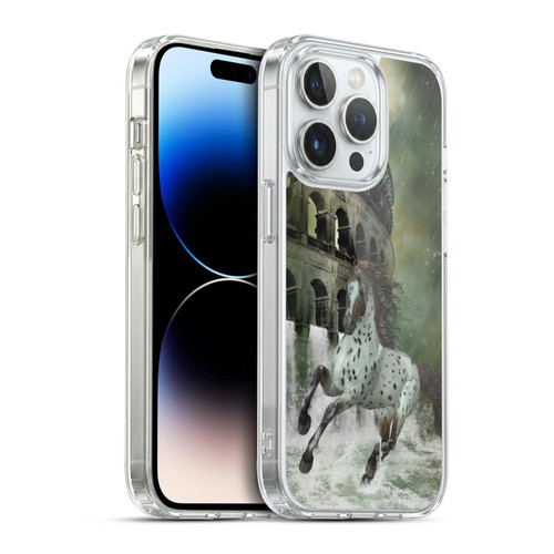 Simone Gatterwe Horses The Escape Soft Gel Case for Apple iPhone 14 Pro & MagSafe