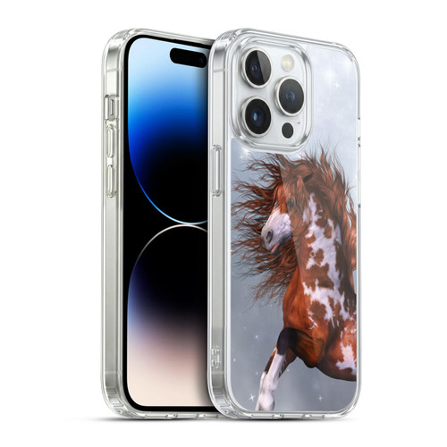 Simone Gatterwe Horses Native Soft Gel Case for Apple iPhone 14 Pro & MagSafe