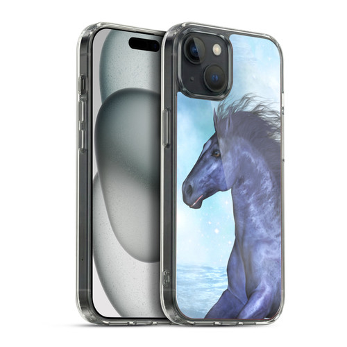 Simone Gatterwe Horses Wild Soft Gel Case for Apple iPhone 15 Plus & MagSafe