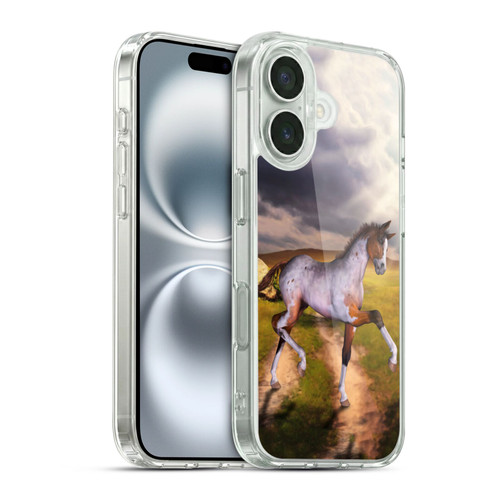 Simone Gatterwe Horses The Little Foal Soft Gel Case for Apple iPhone 16 & MagSafe