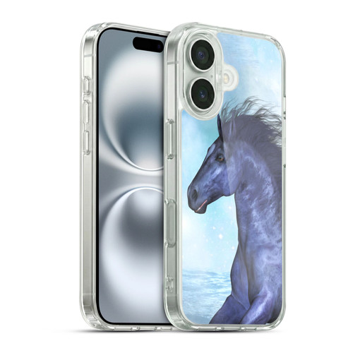 Simone Gatterwe Horses Wild Soft Gel Case for Apple iPhone 16 & MagSafe