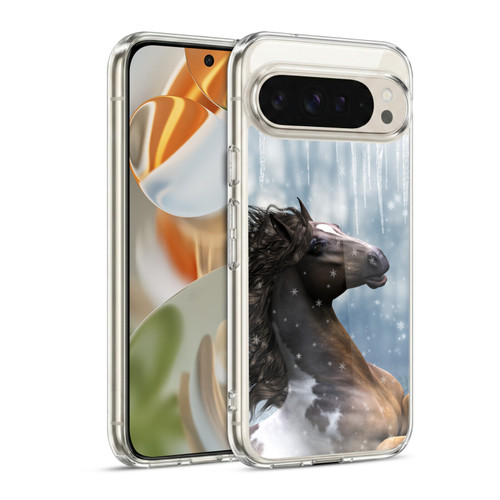 Simone Gatterwe Horses In The Snow Soft Gel Case for Google Pixel 9 / Pixel 9 Pro