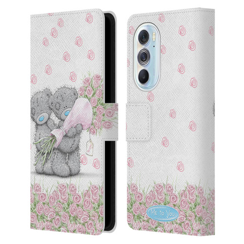 Me To You ALL About Love Pink Roses Leather Book Wallet Case Cover For Motorola Edge X30