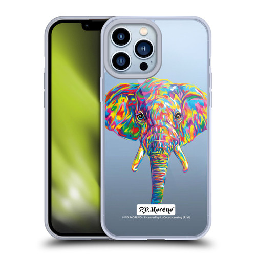 P.D. Moreno Animals Elephant Head Soft Gel Case for Apple iPhone 13 Pro Max & MagSafe