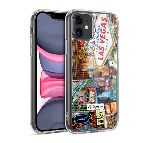 P.D. Moreno Cities Las Vegas 1 Soft Gel Case for Apple iPhone 11
