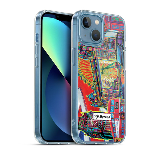 P.D. Moreno Cities London 1 Soft Gel Case for Apple iPhone 13 Mini & MagSafe