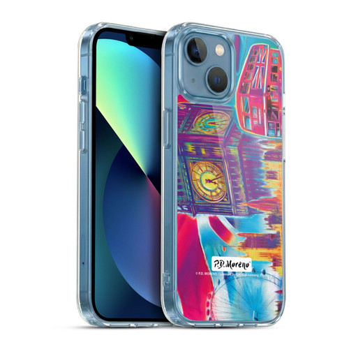 P.D. Moreno Cities London 2 Soft Gel Case for Apple iPhone 13 Mini & MagSafe