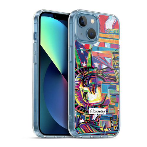 P.D. Moreno Cities New York 1 Soft Gel Case for Apple iPhone 13 Mini & MagSafe