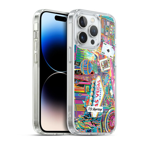 P.D. Moreno Cities Las Vegas 2 Soft Gel Case for Apple iPhone 14 Pro & MagSafe