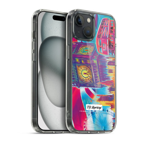 P.D. Moreno Cities London 2 Soft Gel Case for Apple iPhone 15 Plus & MagSafe