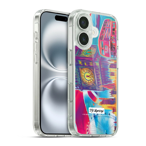 P.D. Moreno Cities London 2 Soft Gel Case for Apple iPhone 16 & MagSafe