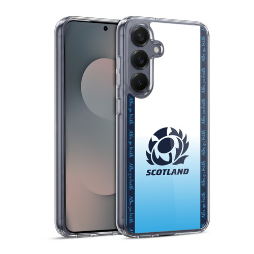 Scotland Rugby 2024/25 Crest Kit Away Soft Gel Case for Samsung Galaxy S25 & MagSafe