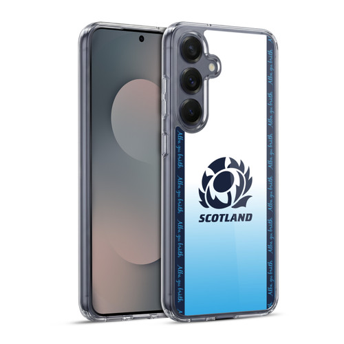 Scotland Rugby 2024/25 Crest Kit Away Soft Gel Case for Samsung Galaxy S25+ & MagSafe