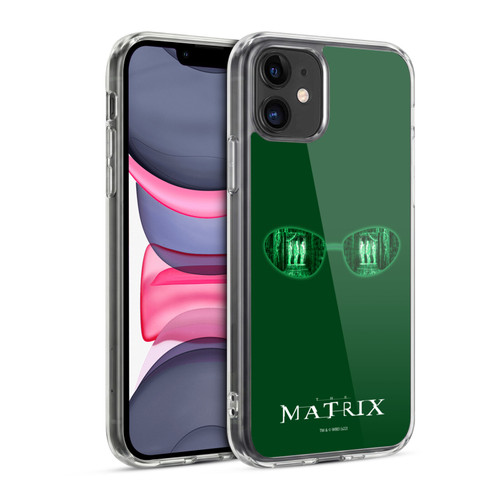 The Matrix Key Art Glass Soft Gel Case for Apple iPhone 11