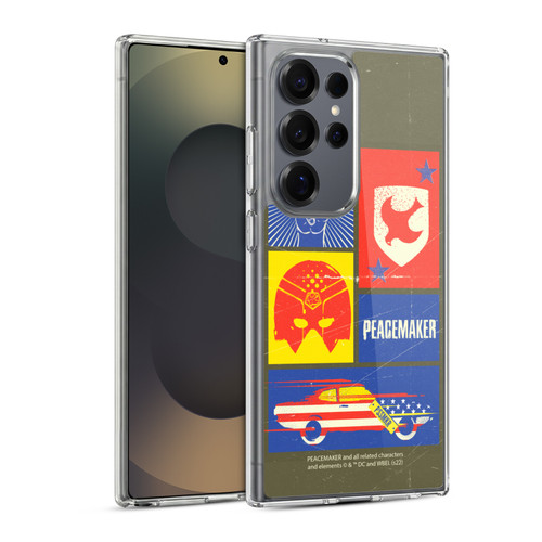 Peacemaker: Television Series Graphics Icons Soft Gel Case for Samsung Galaxy S25 Ultra & MagSafe